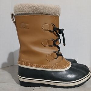 Sorel Big Kids Yoot Pac Snow Waterproof Rubber Boots Size: 5
